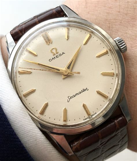 omega retro silver watch|vintage omega watch models.